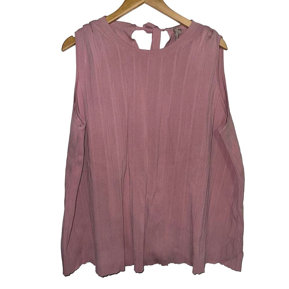 Anthology Coquette Plus Size 20 22 Ballerina Sleeveless Blouse Blush Pink Fairy
